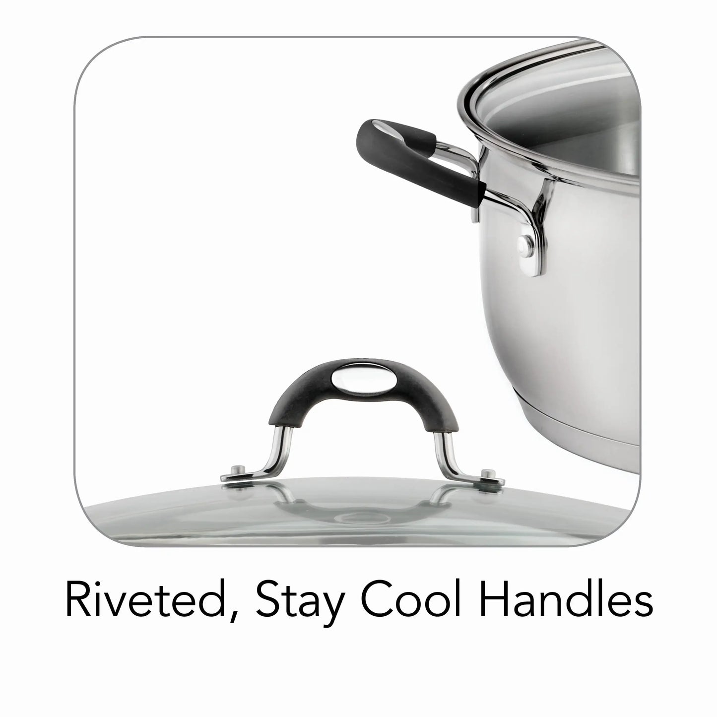 Gourmet 9QT Dutch Oven Stainless Steel - Perfect for Chefs & Family Cooking | Soups, Stews, Braising