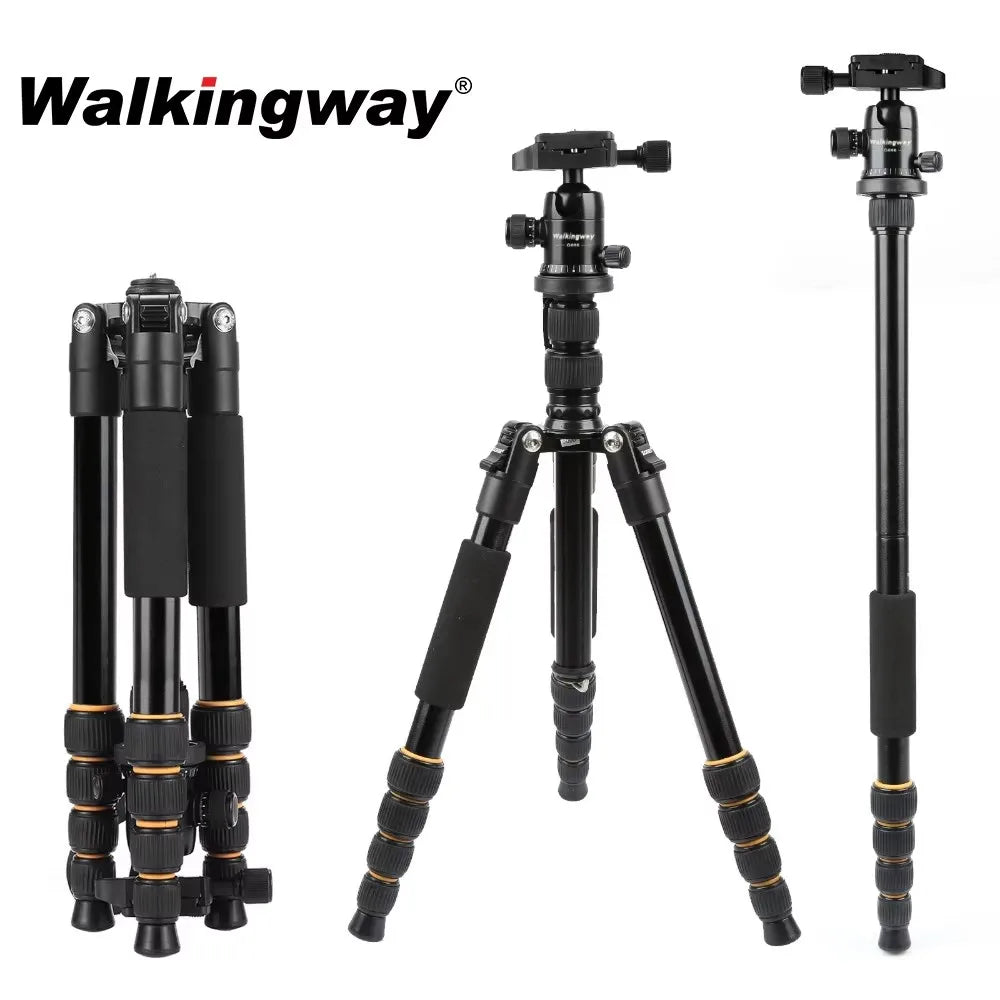 Q666 Professional Camera Tripod  Phone Stand Tripod/Travel Camera Monopod  for DSLR Smartphone