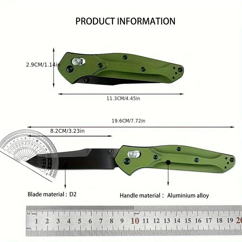 BM 940/9400 Folding Knife D2 Blade Outdoor Camping Multi-functional Mini Adventure Survival Sharp