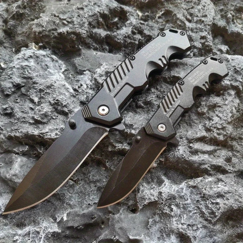 DoomBlade Steel Handle Folding Knife Outdoor Camping Pocket Kitchen EDC Utility Knife