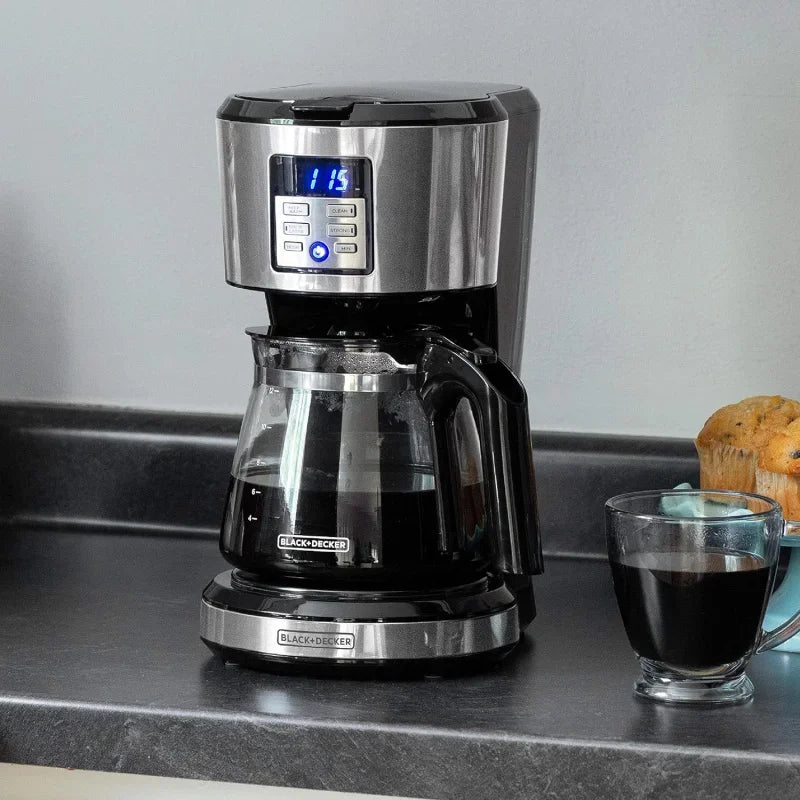 Black & Decker 12-Cup* Coffeemaker, Programmable, Exclusive VORTEXTM Technology, CM1331S-1