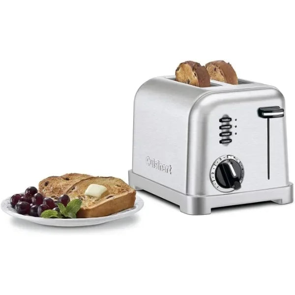 NEW NEW Cuisinart CPT-160 Metal Classic 2-Slice Toaster, Brushed Stainless