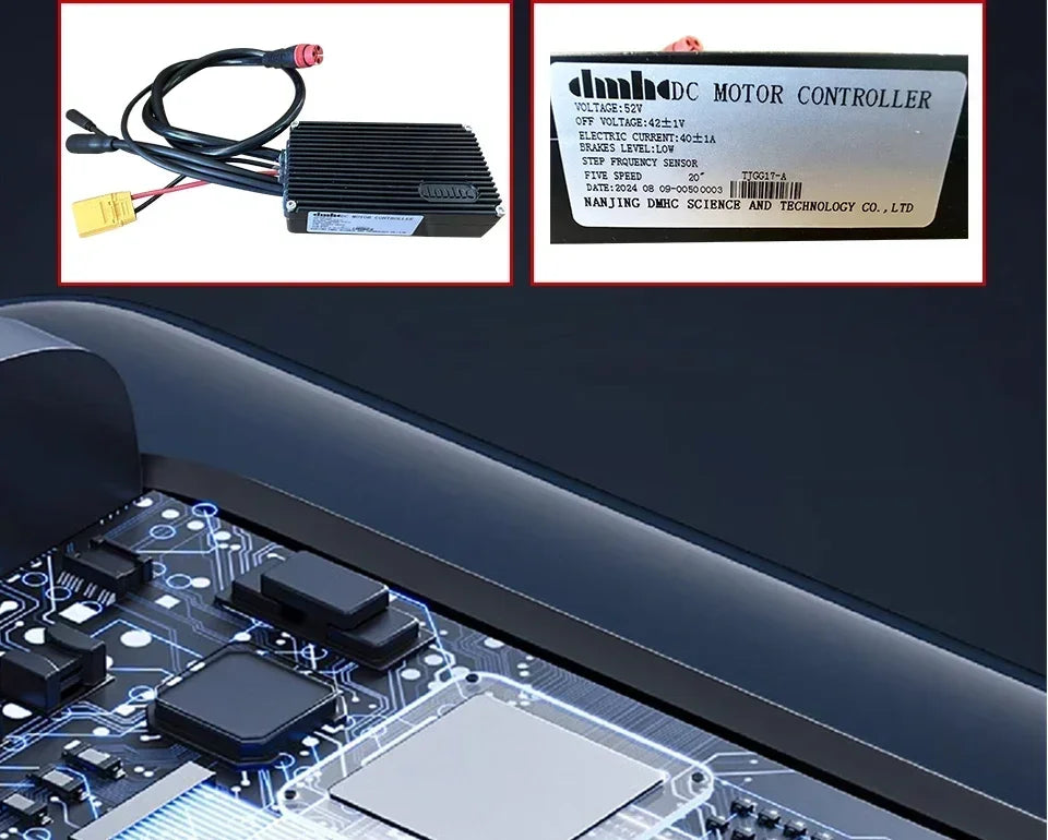 Ebike AKEZ King Kong1500W 48V 41AH dual battery, 20-inch fat tires, hydraulic oil brakes