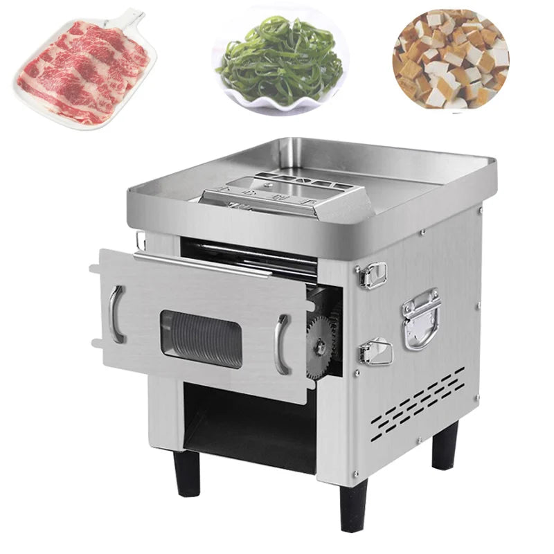 Electric Meat Cutter Machine Automatic Meat Slicer Meat Grinder Slicer Machine Thickness 2.5-20mm