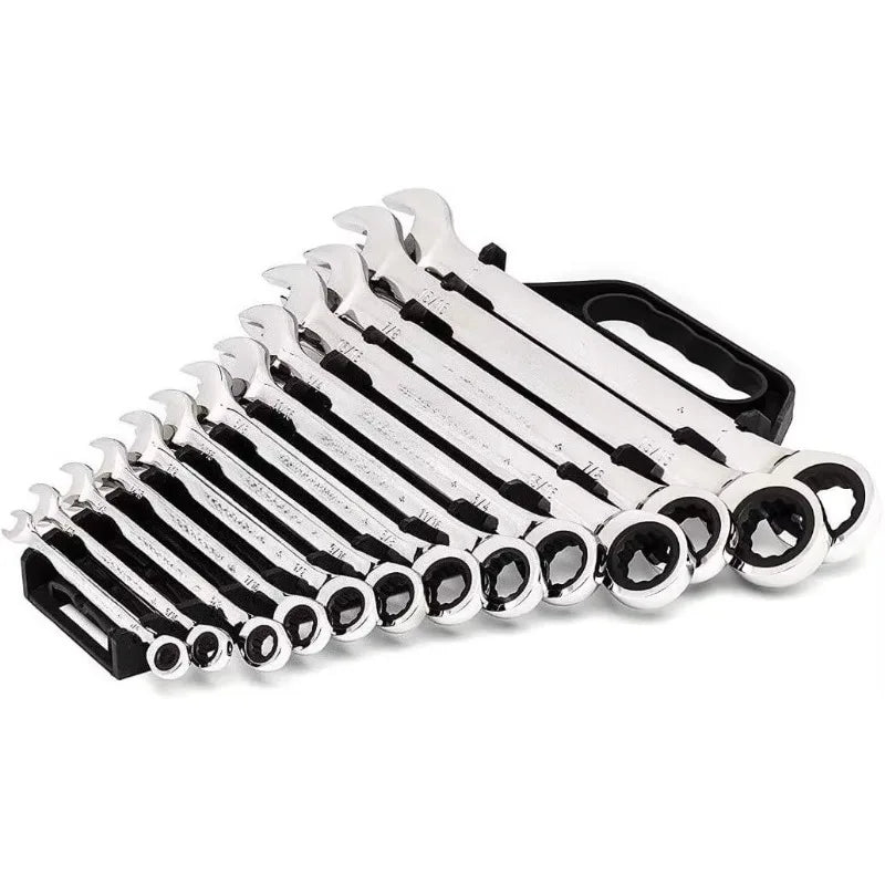 13 Piece 12 Point Ratcheting Combination Wrench Set SAE | 9312