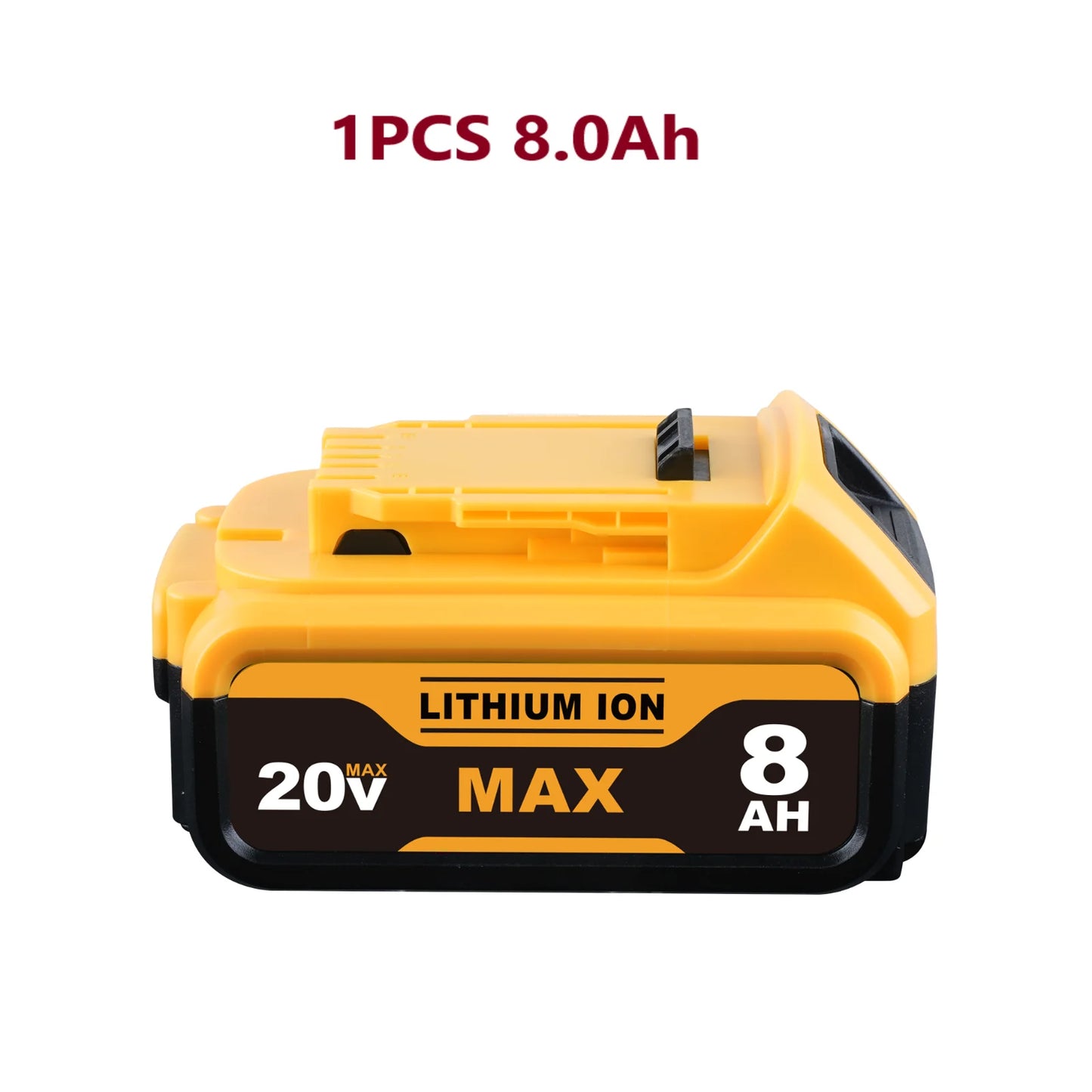 Vanon DCB205 6.0Ah 8.0Ah 12.0Ah 20V Lithium Ion Battery DeWalt DCB200 DCB206-2