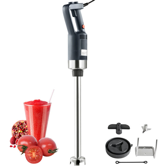 SucceBuy Blender 500 Watt Heavy Duty Hand Mixer Variable Speed Stick Mixer w/304 Stainless Steel