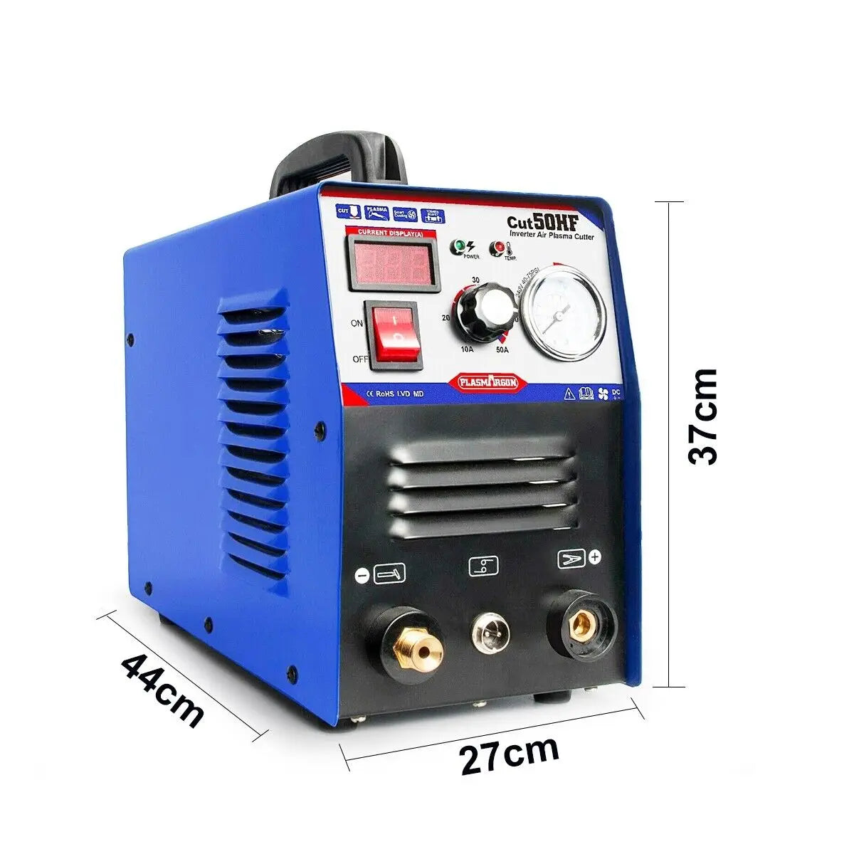 Professional Plasma Cutter Cut50 IGBT Portable HF DC Cutting 1/2" Iron/220V or 110/220V+/-15%