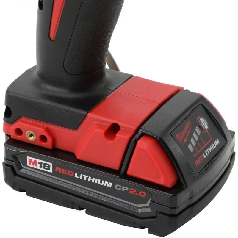 MMilwaukee 2801-21P M18 18-Volt Lithium-Ion Compact Brushless Cordless 1/2 in. Drill/Driver Kit