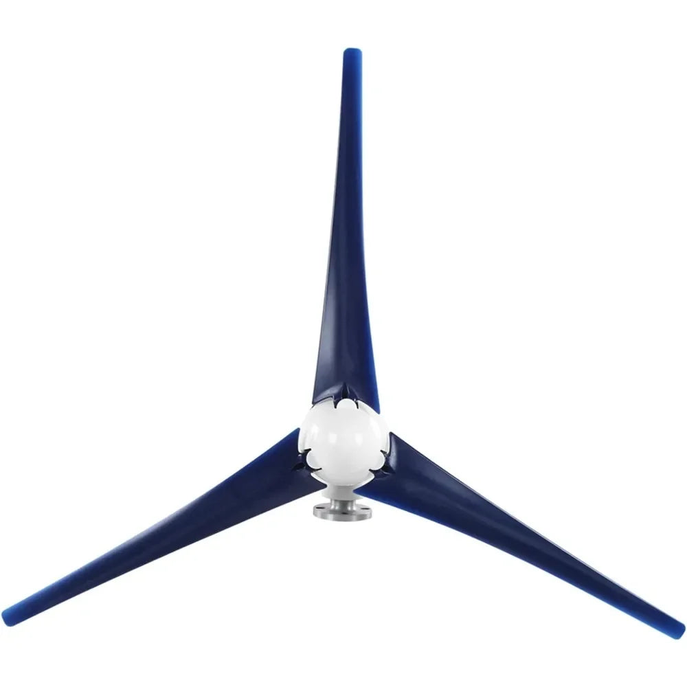 1200W Wind Generator Turbines Kit, Small 3 Blades Generator Power Parts Turbines Kit