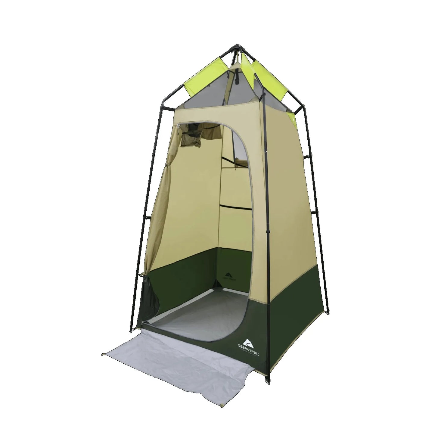 OZARK TRAIL Hazel Creek Lighted Privacy Tent One Room, Green