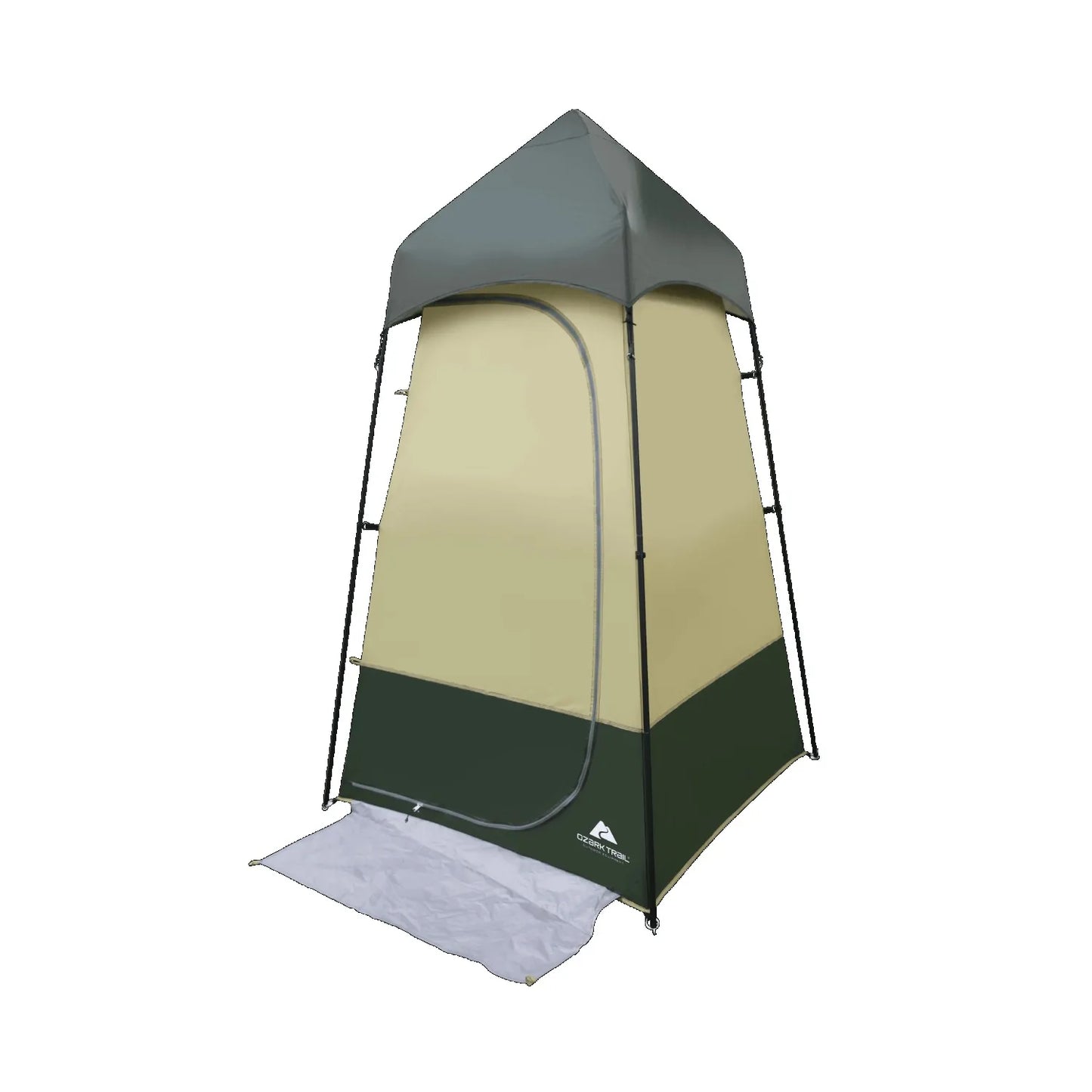 OZARK TRAIL Hazel Creek Lighted Privacy Tent One Room, Green