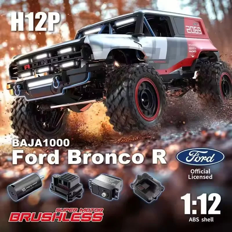MJX 1:12 H12P Brushless High-Speed Remote Control Car/Climbing Car Four-Wheel Drive Off-Road RTR