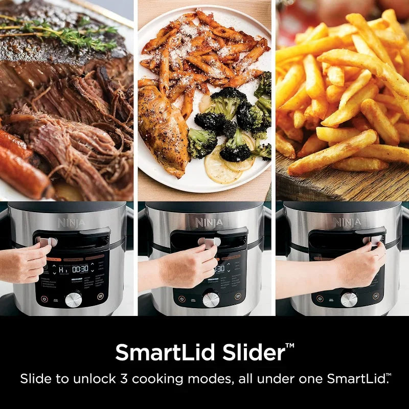 Ninja OL501 Foodi 6.5 Qt. 14-in-1 Pressure Cooker Steam Fryer with SmartLid, that Air Fries - My Store