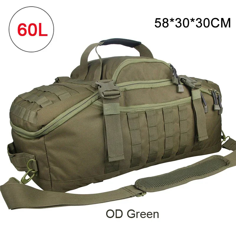 40L 60L 80L Molle Tactical Backpack Large Duffle Bags for Camping Hunting Fishing