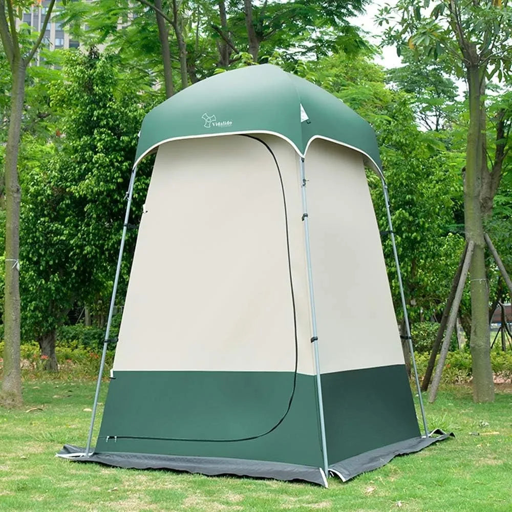 Outdoor Shower Tent Changing Room Privacy Portable Camping Shelter by VidaLife