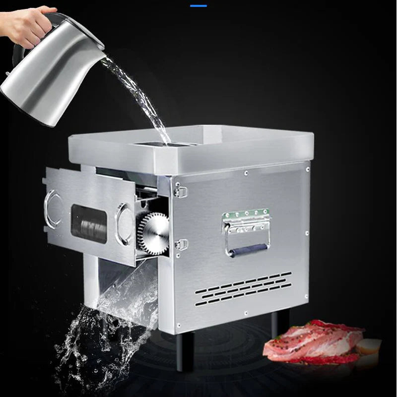 Electric Meat Cutter Machine Automatic Meat Slicer Meat Grinder Slicer Machine Thickness 2.5-20mm