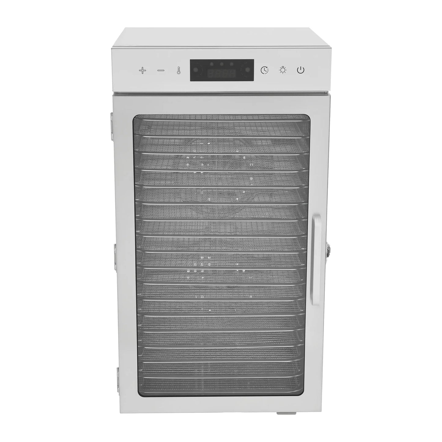Stainless Steel Fruit Dryer+800W Power, Food Dehydrator+18 Grids, Fruit Dryer Machine+30-90°C Temp