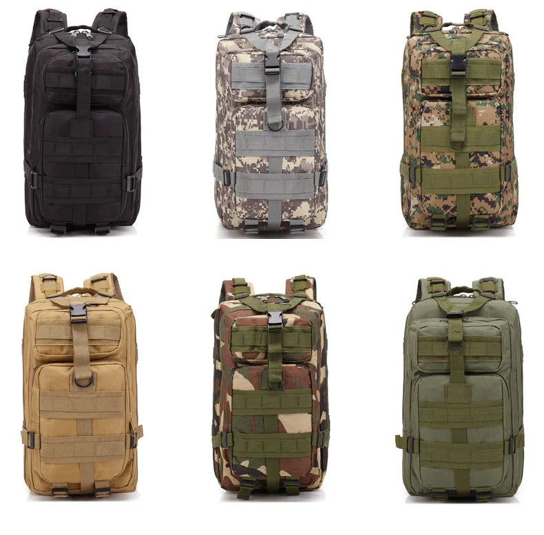 Backpack 50L Large Capacity Camping Man Rucksacks Tactical Hunting Nylon Bags Waterproof Pack