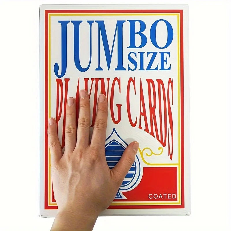 Jumbo Playing Cards , Oversized Full Deck of Playing Cards 8x11 Inches