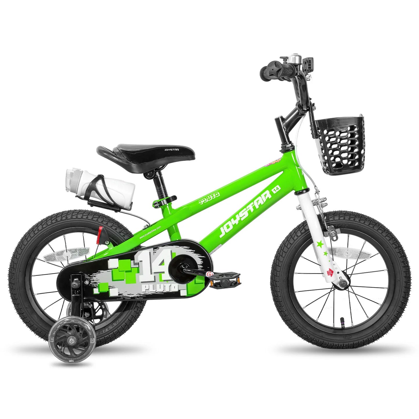 JOYSTAR 12 14 16 18 20 Inch Kids Bike with Light Up Training Wheels, Kids' Bicycle Age 3-12 Years