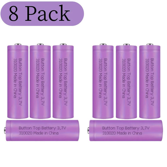 Skywolfeye 8 Pack 3.7V 2000mAh Rechargeable Battery Long Lasting Lithium Li-ion