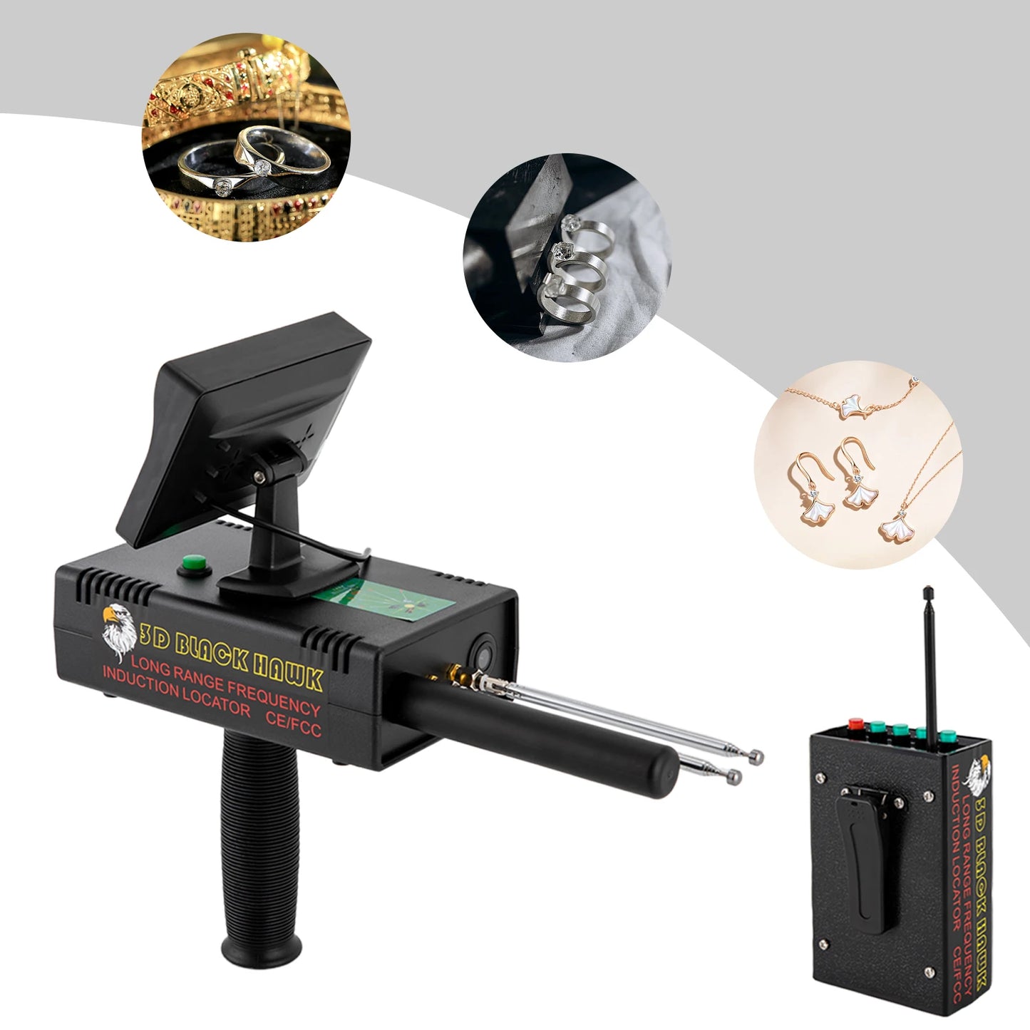 Metal Detector Gold Finder Underground Metal Scanner with High Definition Screen/AC100‑240V