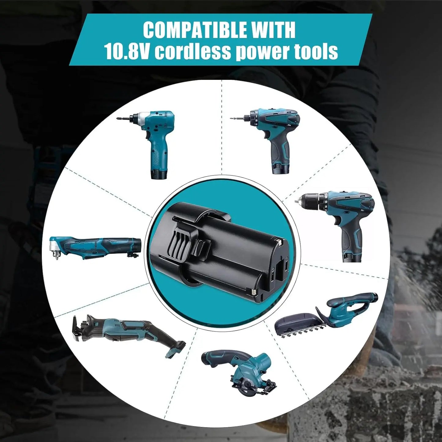 VANON 1/2/4 Pack 4.8Ah Li-ion BL1013 Makita Battery BL1014 194550-6 194551-4 195332-9