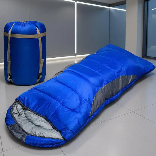4-Season Portable Waterproof Compression Sleeping Bag - Camping, Hiking, and Backpacking
