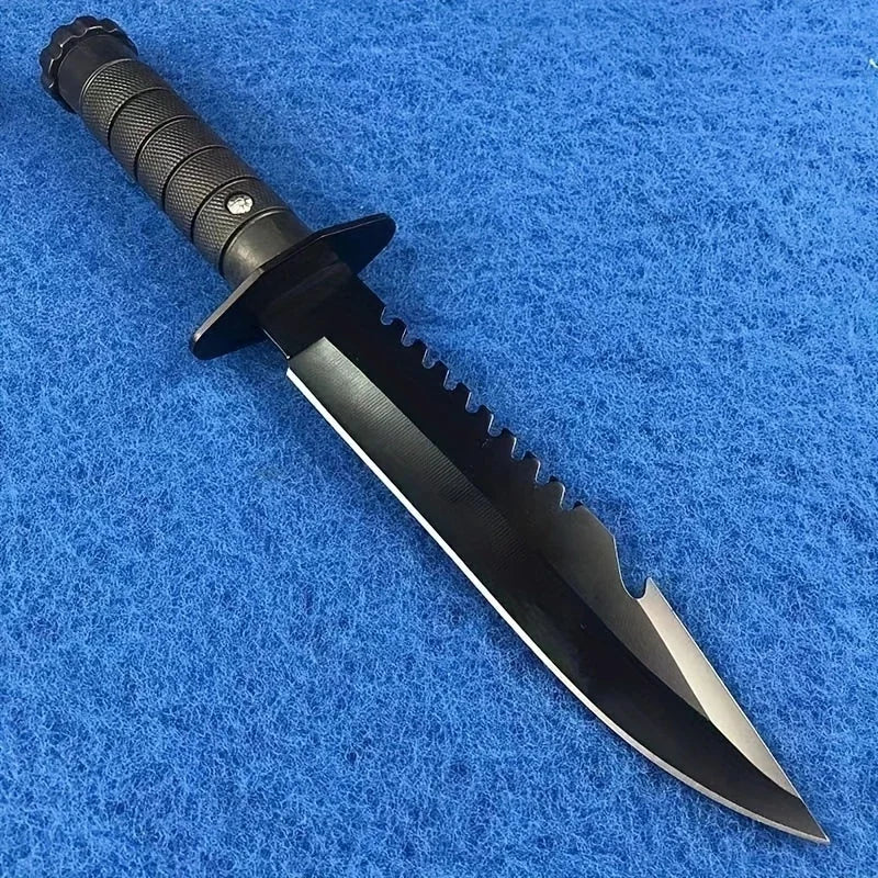 Ultra-Sharp Multi-Function Fixed Blade Tactical Knife - High Hardness All-in-One Portable Tool