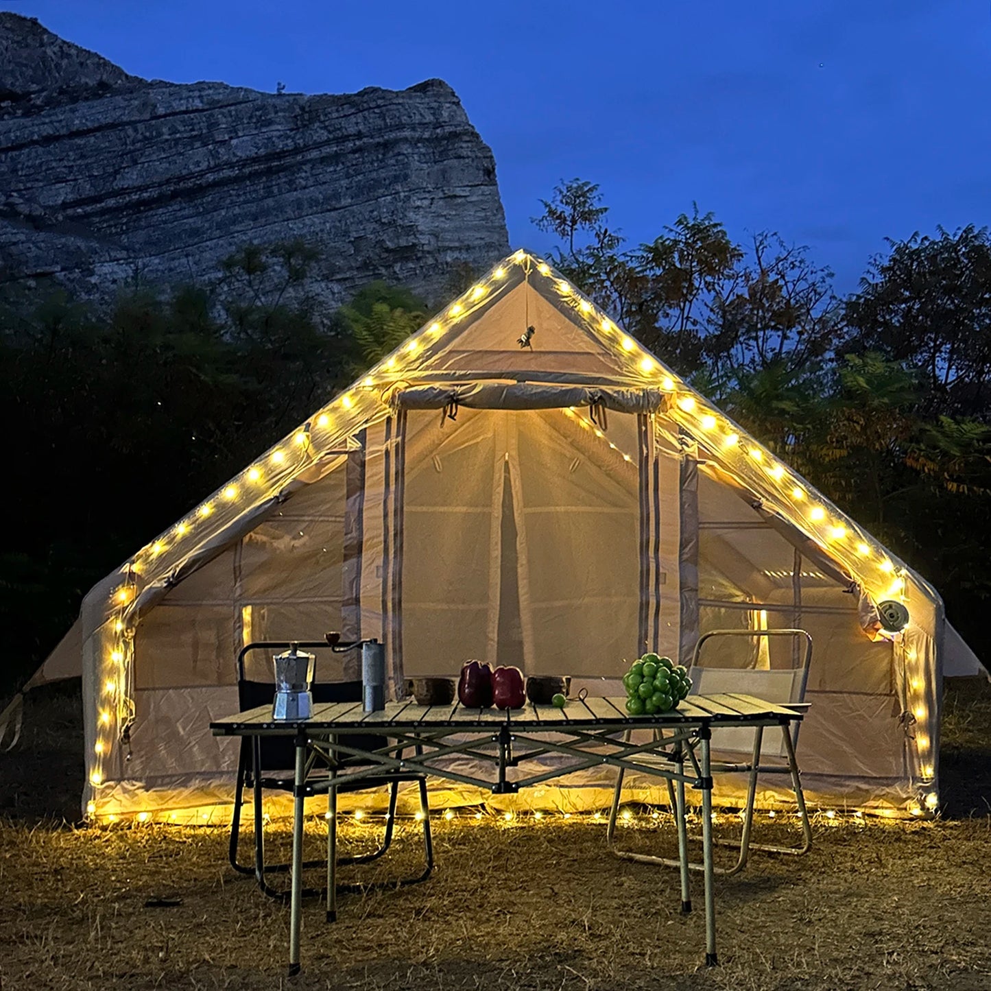 Inflatable Camping Tent Easy Setup Waterproof Windproof Outdoor Self-Supporting blow up tent