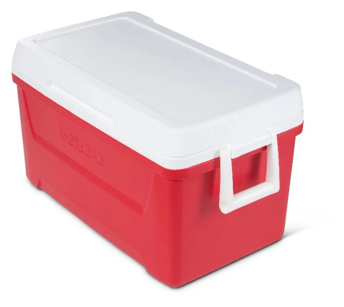 Igloo 48 QT Laguna Ice Chest Cooler, Red