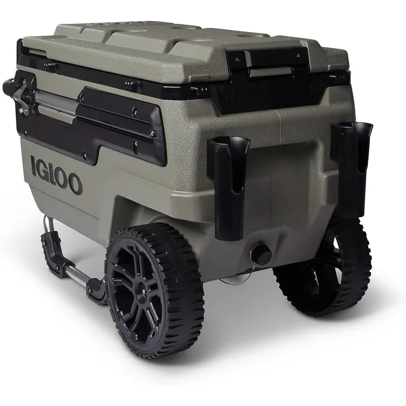 Igloo 70 Qt Premium Trailmate Wheeled Rolling Cooler