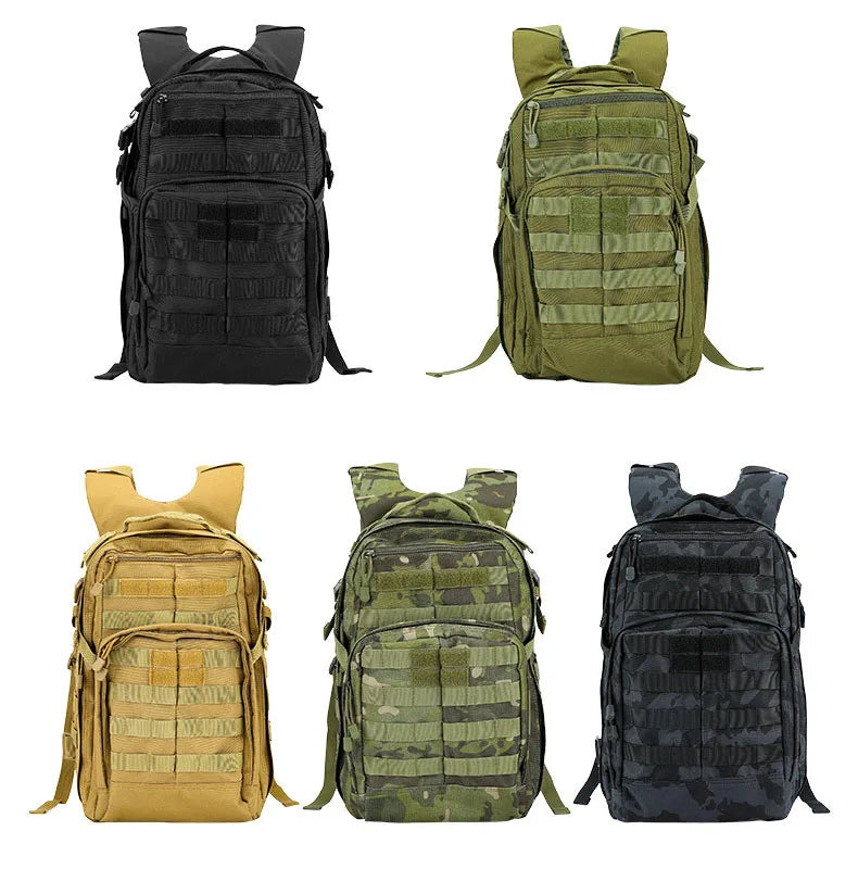 Military Backpack Hiking Assault Tactical Men Travel Bag 25L Field Adventure Camouflage Rucksack