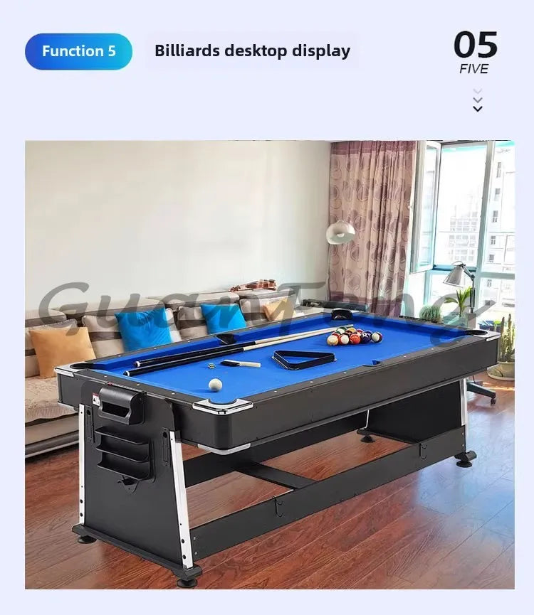 Four-in-one Pool Table Multi-function Automatic Household Indoor Table Tennis Table Two-in-one