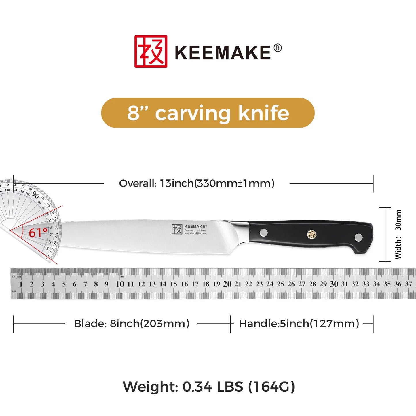 KEEMAKE Chef's Knives High Quality Stainless Steel Kitchen Knife 1-15PCS/Set Ultra Sharp Vegetable Fruit Meat Cutting Knife