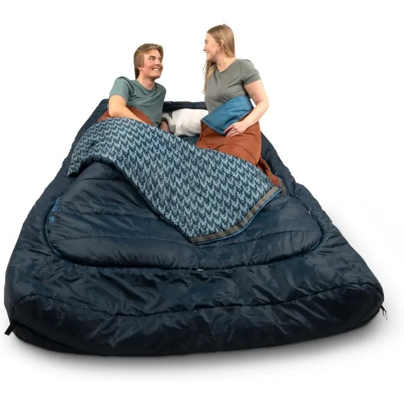 Tru.Comfort Doublewide 20 Degree Sleeping Bag – Two Person Synthetic  Sleeping Bag