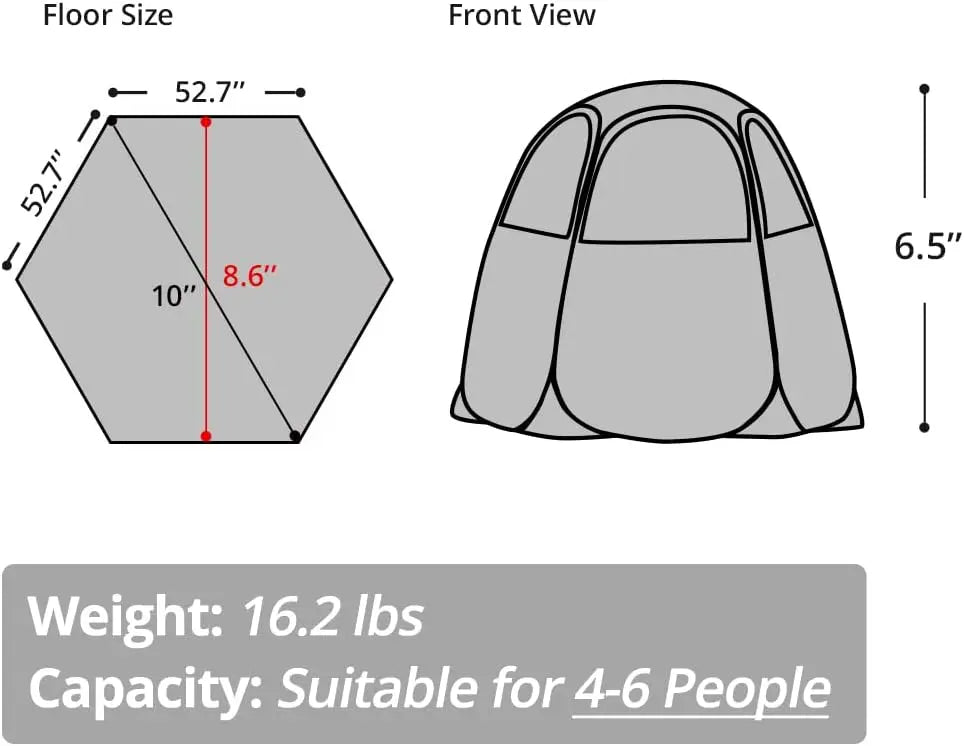 Pop Up Canopy for Commercial Activity - Vendor Booth Event Tent - Camping Gazebos