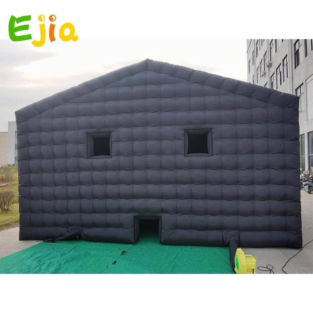 20ft-6m Large Black Nightclub Tent Inflatable Party Tent Inflatable Disco Nightclub Tent For Event