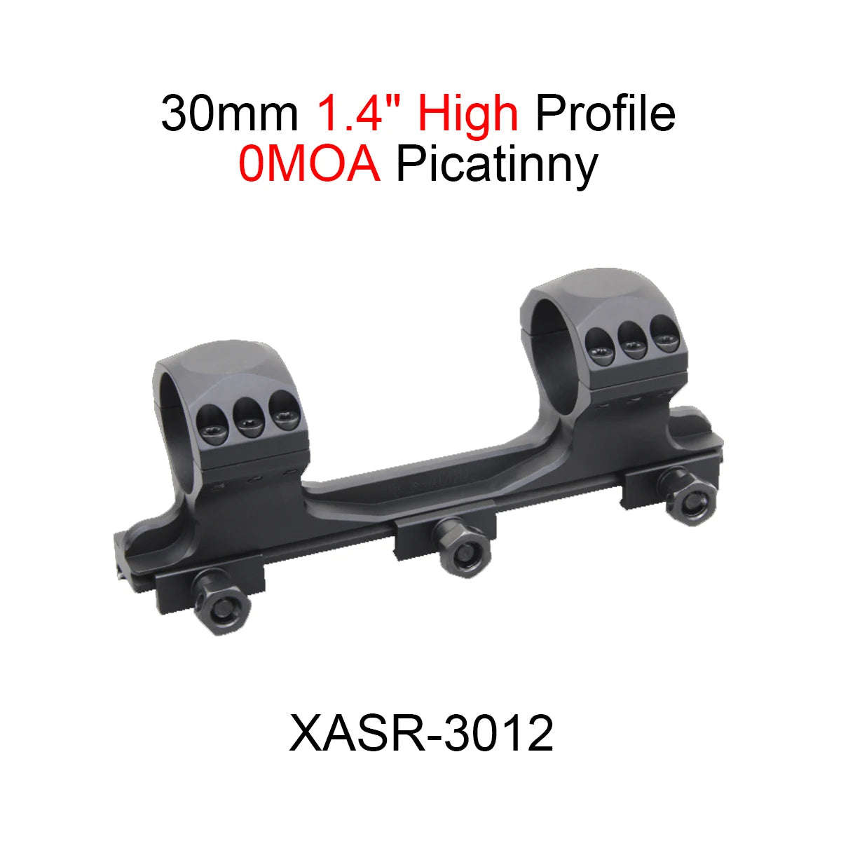 Vector Optics X-ACCU 30/34mm Dovetail & Picatinny Rings Mount 0/20 MOA Type/CNC Machined 9mm/20mm