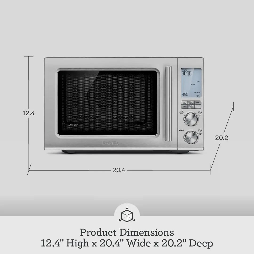 Breville, The Combi Wave 3 in 1 Microwave, Brushed Stainless Steel