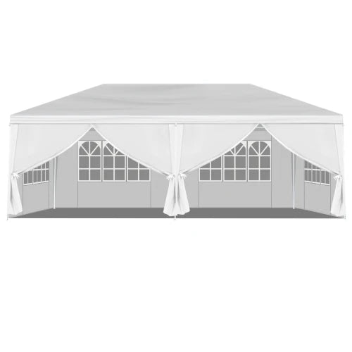 10 x 20 foot oversized activity tent with 6 flexible side panels, suitable for weddings/restaurants