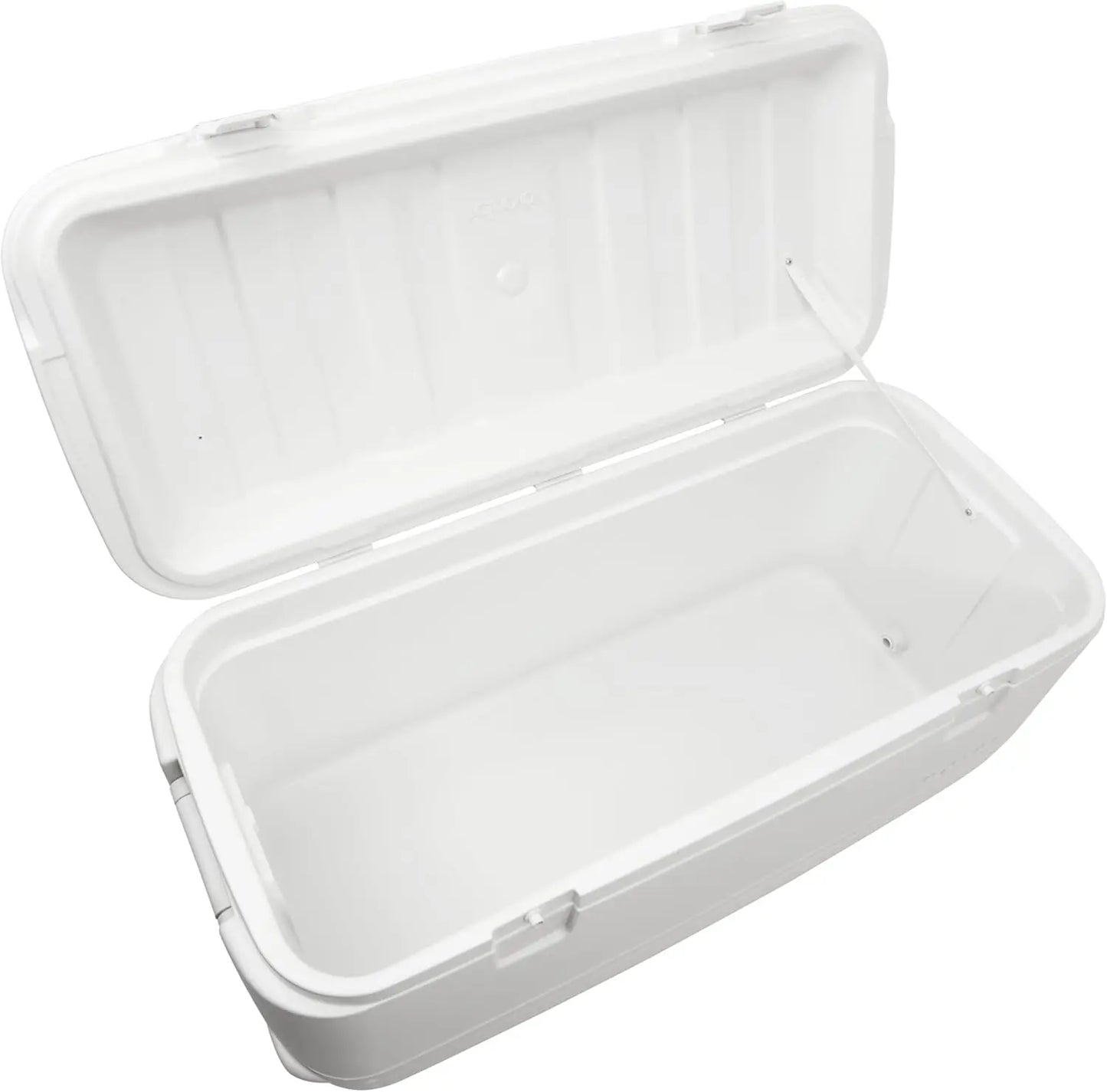 IGLOO Polar Hard Cooler swing-up handles w/tie-down, Dual snap-fit latches secure lid closure 120QT