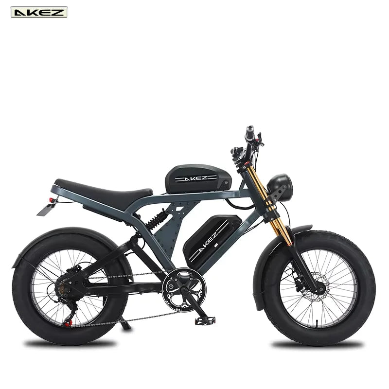 US Stock 1500w 48V Fat Tire Electric Bike Motorcycle Adults Off Road All-Terrain Bikes