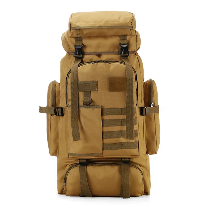 Molle Backpack 80L Tactical Backpack 600D Oxford Cloth Waterproof Bag Outdoor Military Rucksacks