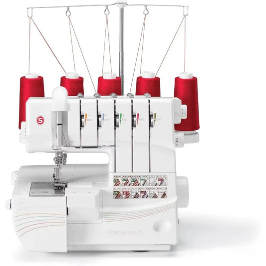 High quality.Professional 14T968DC Heavy-Duty Metal Frame Serger Overlock and Accessory Kit with 2-3-4-5 Stitch Capability