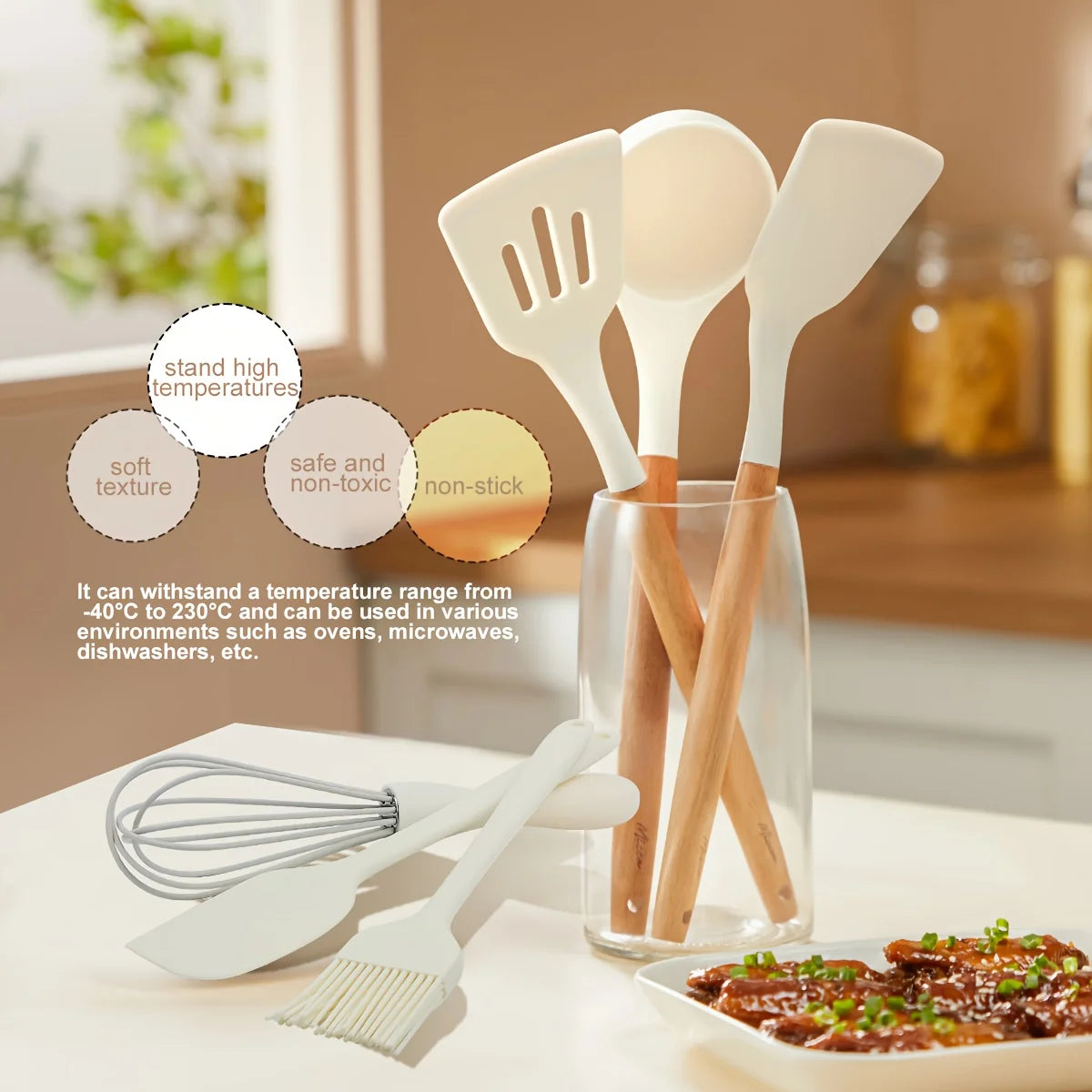 Multi-Piece Non-Stick Cookware Set- Durable and Versatile Cookware