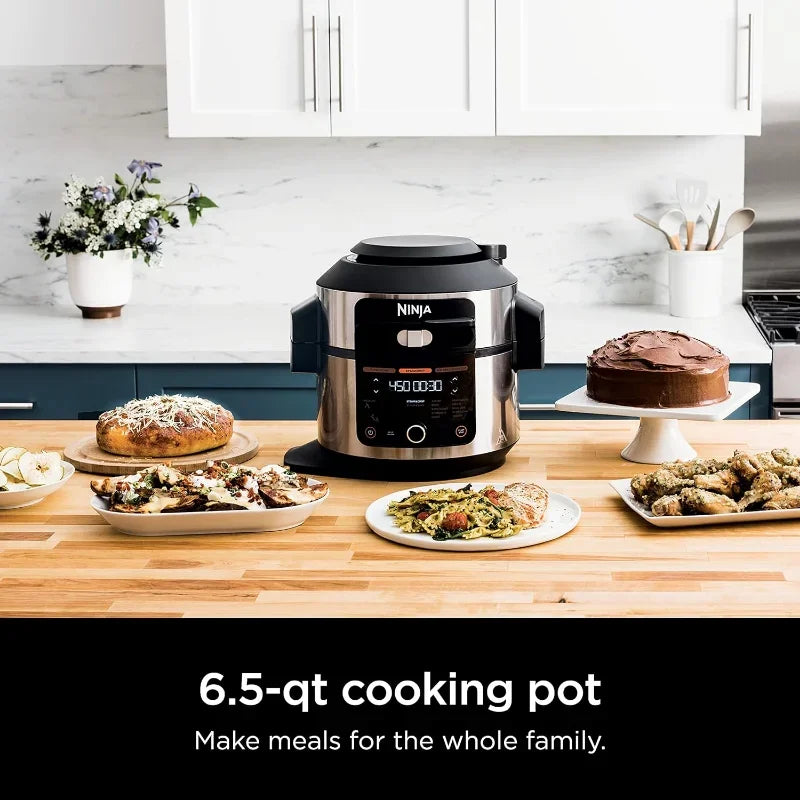 Ninja OL501 Foodi 6.5 Qt. 14-in-1 Pressure Cooker Steam Fryer with SmartLid, that Air Fries - My Store