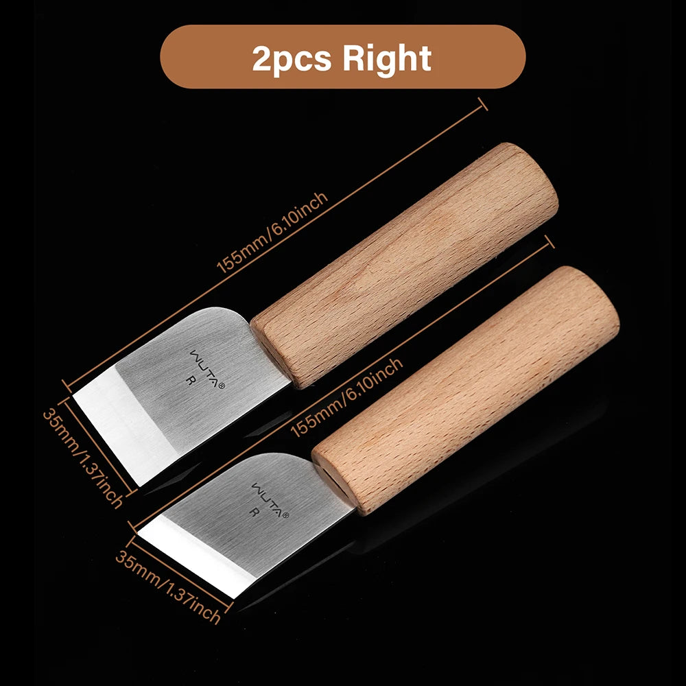 WUTA Professional Leather Craft Cutter DIY Cutting Sharping Thinning Skiving Tool Right/Left Handed