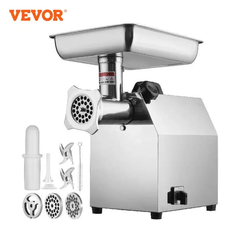 VEVOR Electric Meat Grinder/ Sausage Maker /Filler /Mincer /Stuffer Stainless Steel with 2 Blades